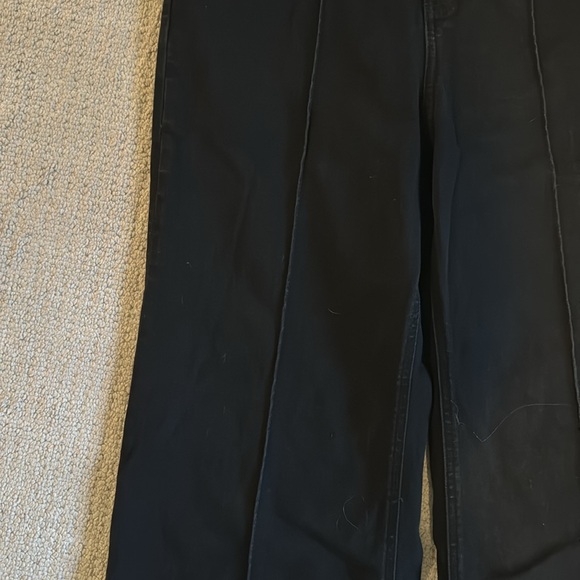J crew pintuck trouser jeans, black, sz 31 - Picture 3 of 9